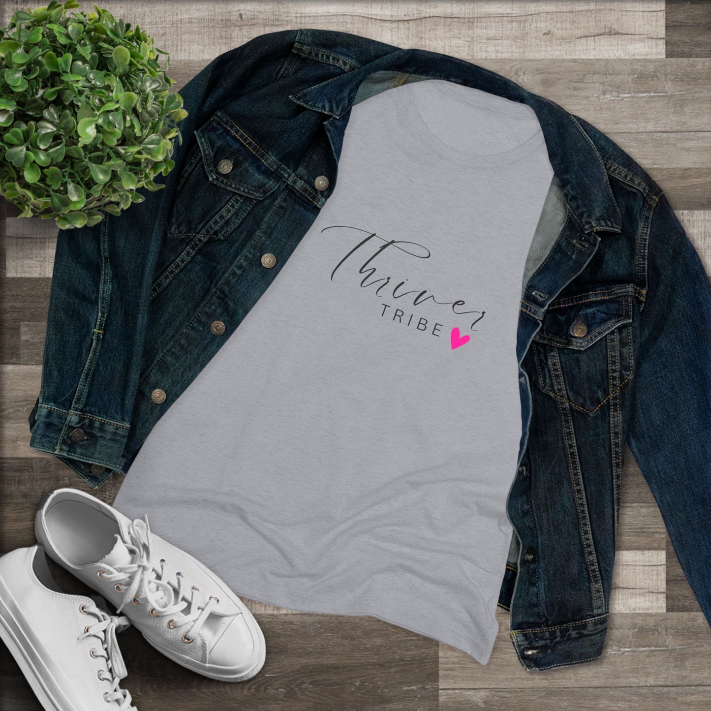 Thriver Tribe- Women's Tri-blend Tee