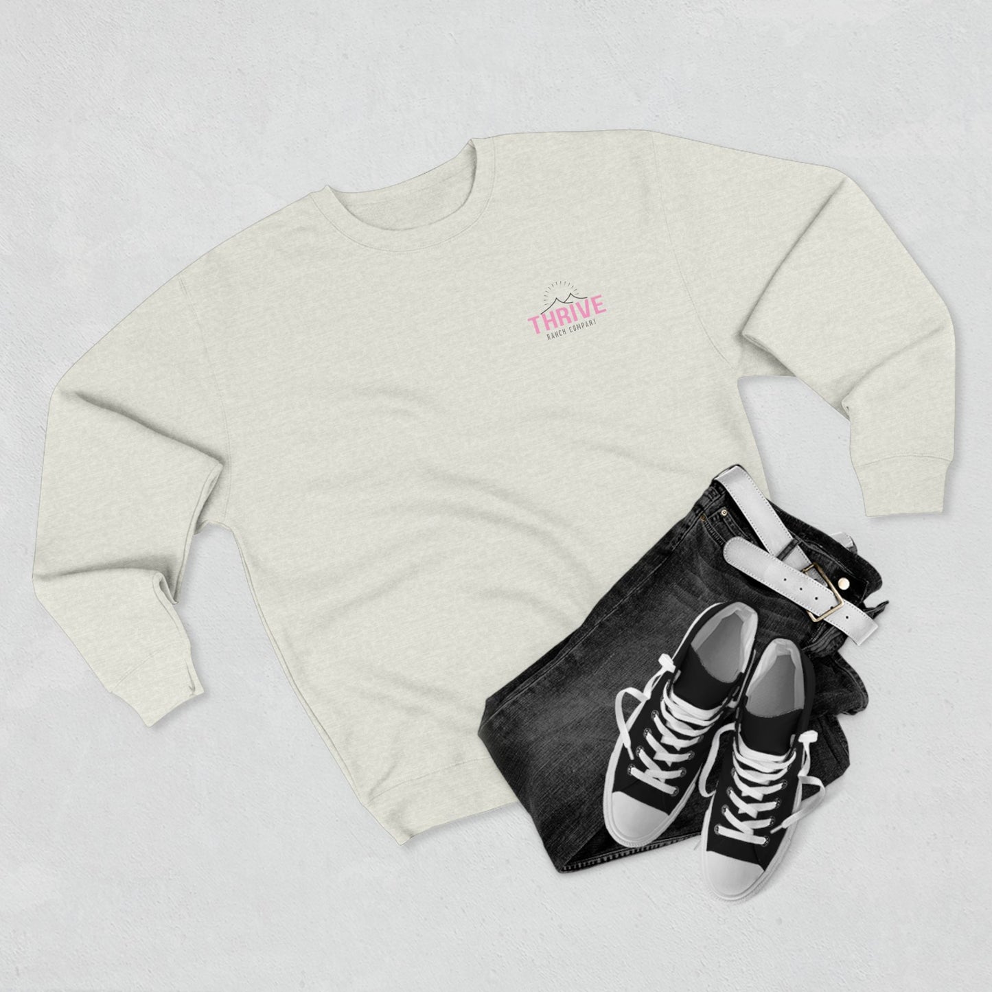 Thrive Ranch Co. inspired crew neck sweatshirt