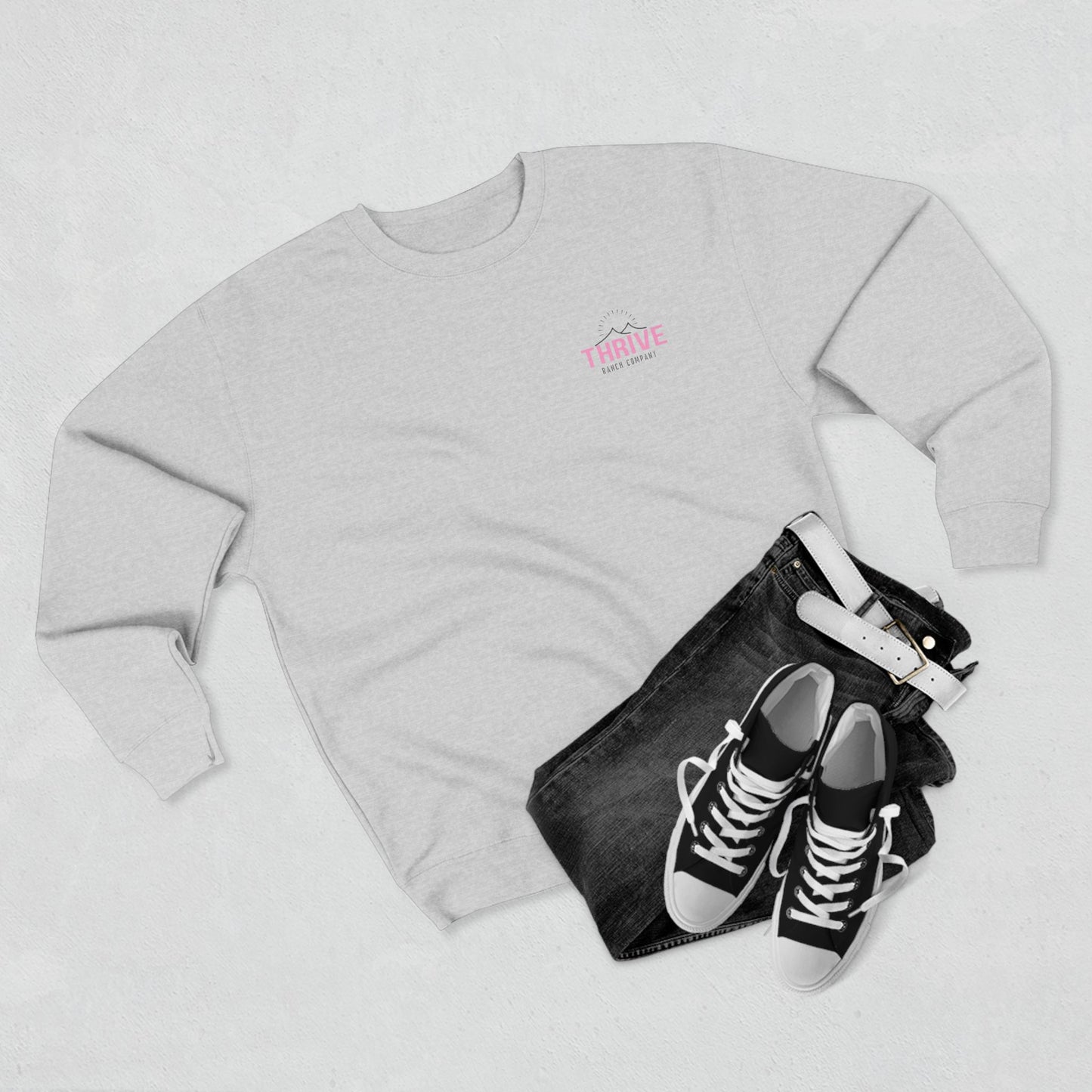 Thrive Ranch Co. inspired crew neck sweatshirt