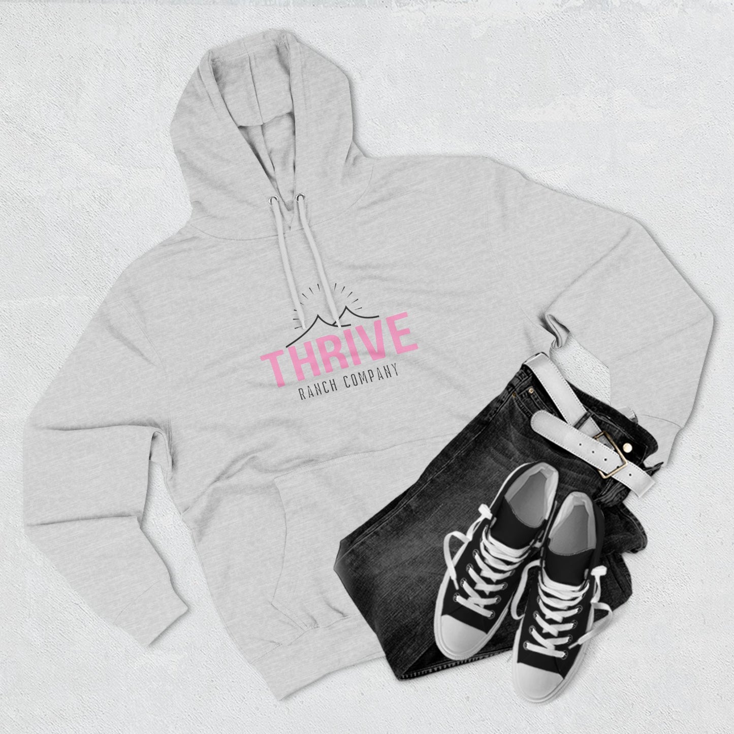 Thrive Ranch Co. Hoodie - Pink