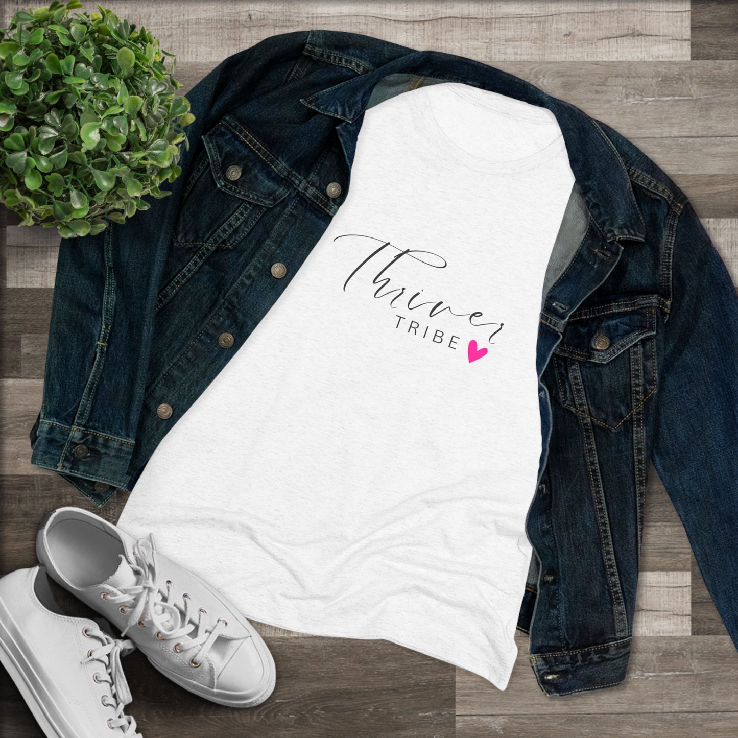 Thriver Tribe- Women's Tri-blend Tee