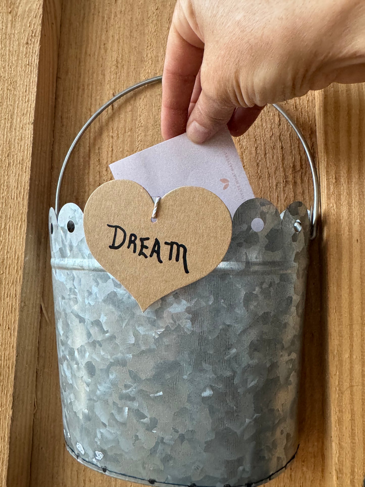 Best Life Buckets - Set of 3 Half Pails - Dream, Let It Go, Gratitude