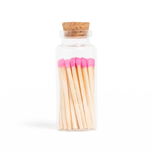 Ignite The Fire In Your Souls - Bubblegum Pink Matches in Medium Corked Vial
