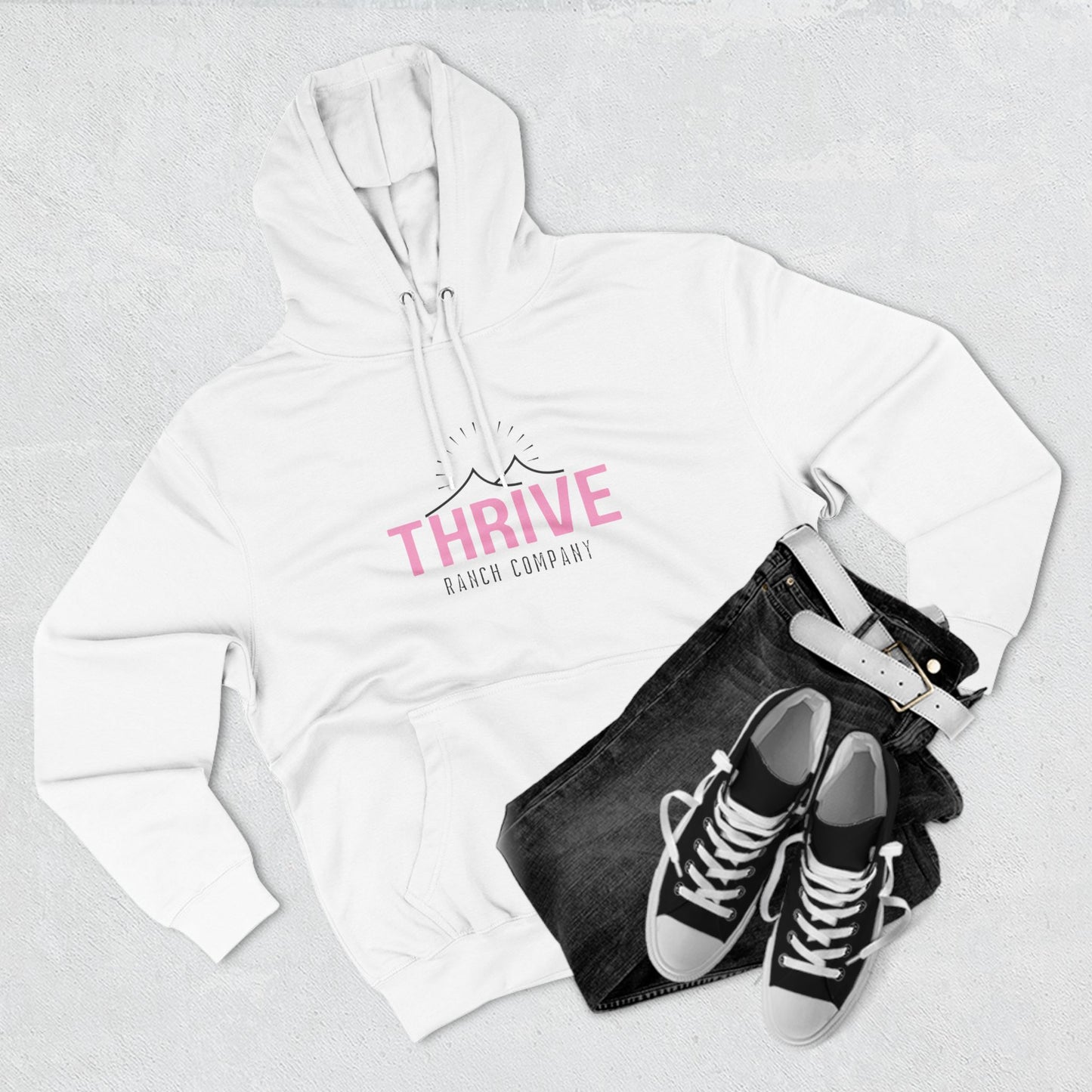 Thrive Ranch Co. Hoodie - Pink