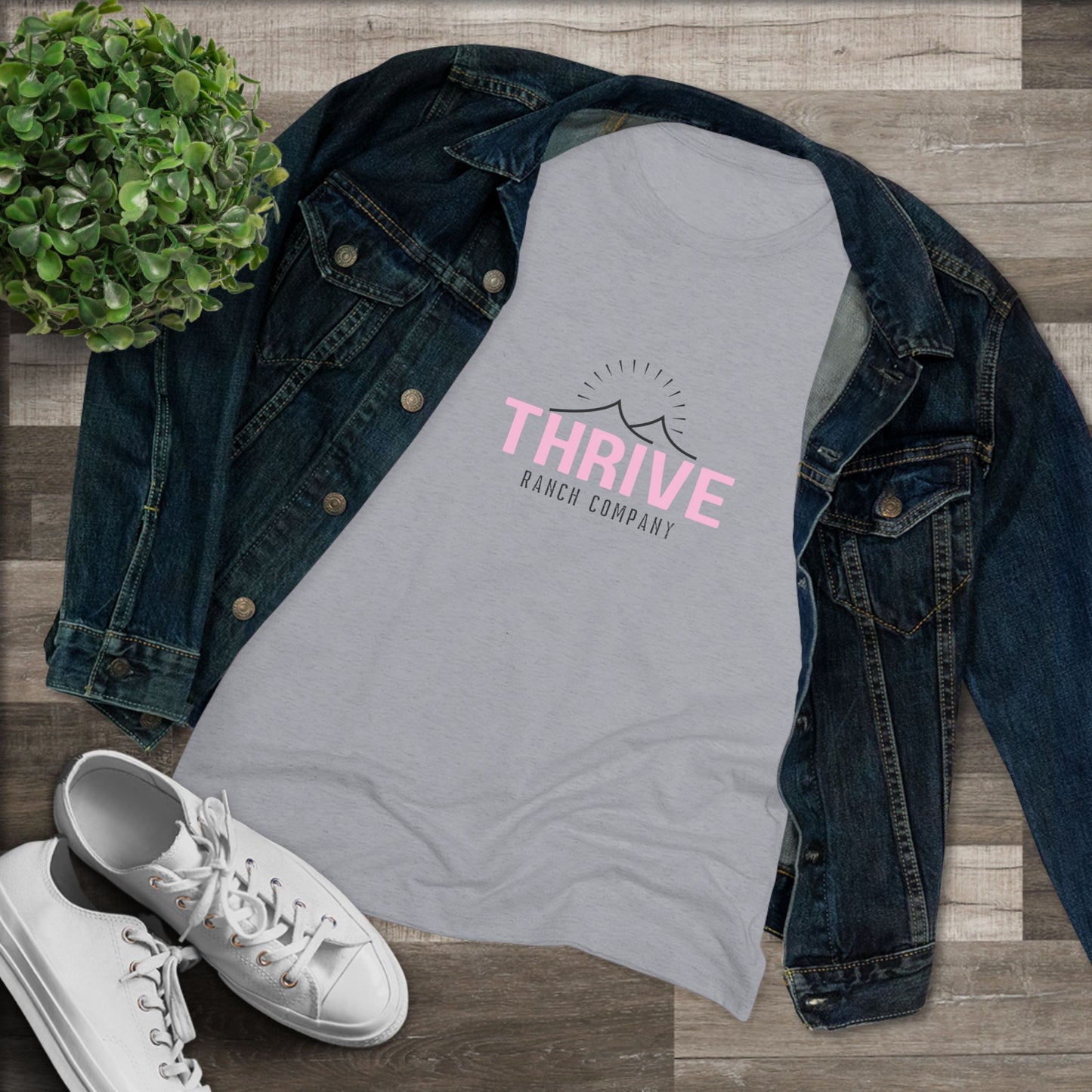 Thrive Ranch Co - Women's Tri-blend Tee