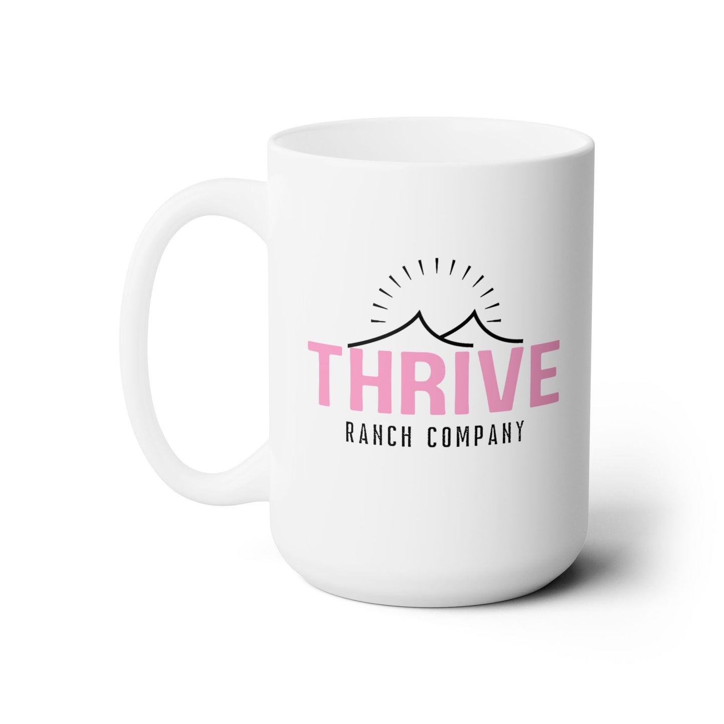 Thrive Ranch Co - Pink - Ceramic Mug 15oz