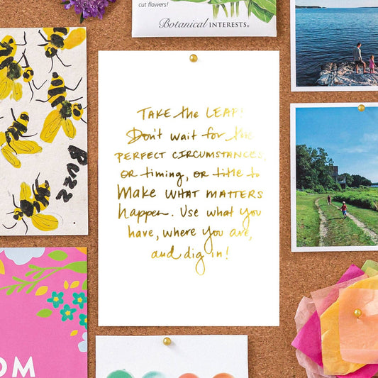 Take the Leap Art Print