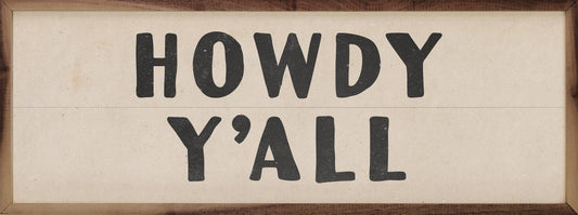 Howdy Y'all White